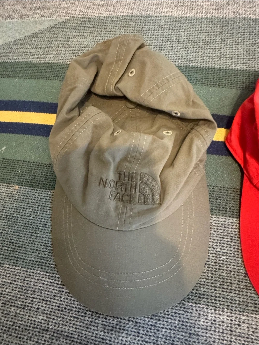 The North Face 3-Pack Logo Caps - Olive, Red, Mustard